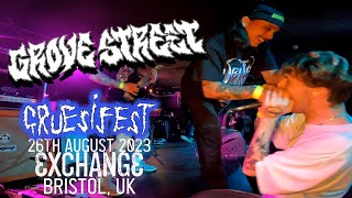 Grove Street – 26th August 2023 HD Multicam Full Live Set from Gruesifest at Exchange Bristol