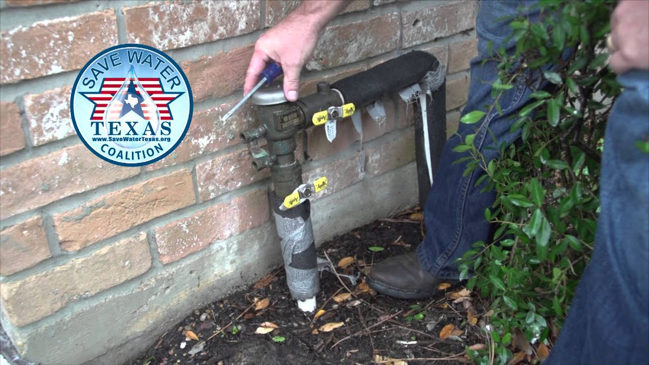 How To Winterize Your Irrigation System In Houston Texas Youtube