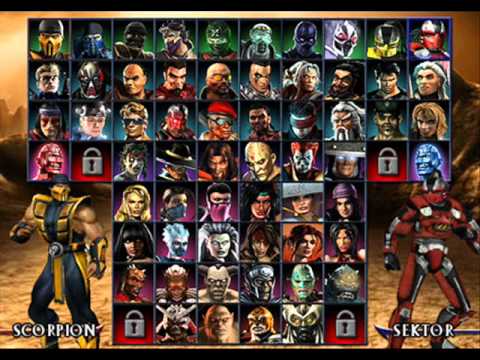 Mortal Kombat Armageddon - Character Select - YouTube