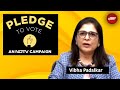 HDFC Life की MD Vibha Padalkar ने लोगों से मतदान करने के अपील की। #NDTVPledgeToVote