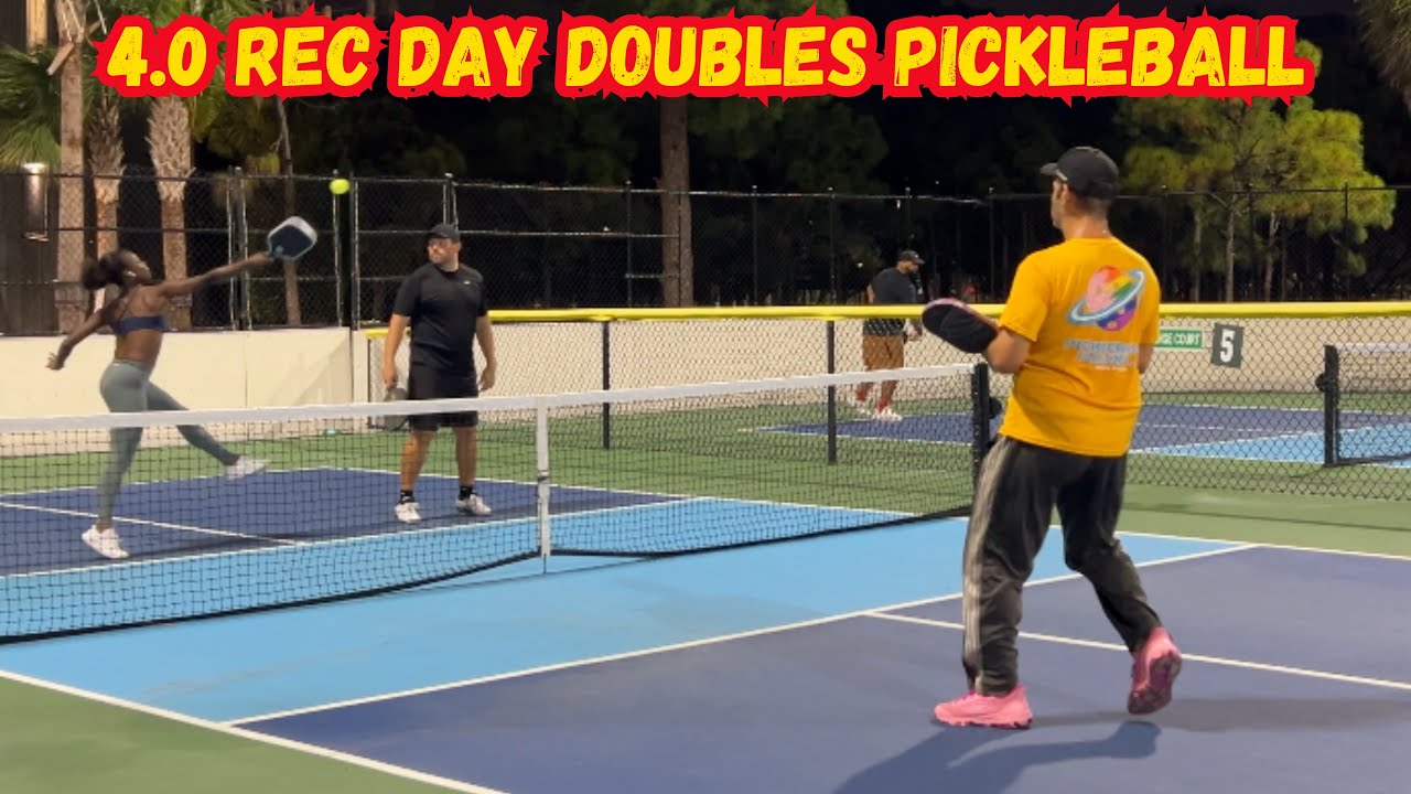 4.0 Rec Day Doubles Pickleball | Holiday Park | Fort Lauderdale Florida | Part 2