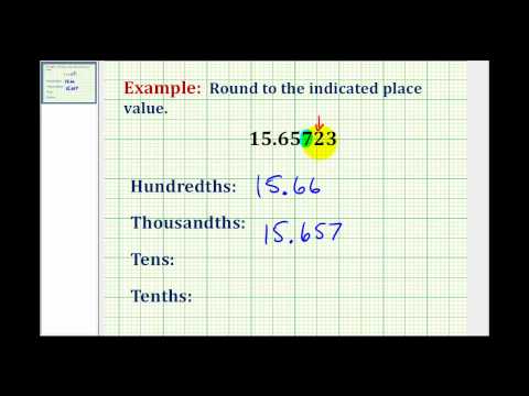 Round Decimals with Place Value ( Video ) | Arithmetic | CK-12 Foundation