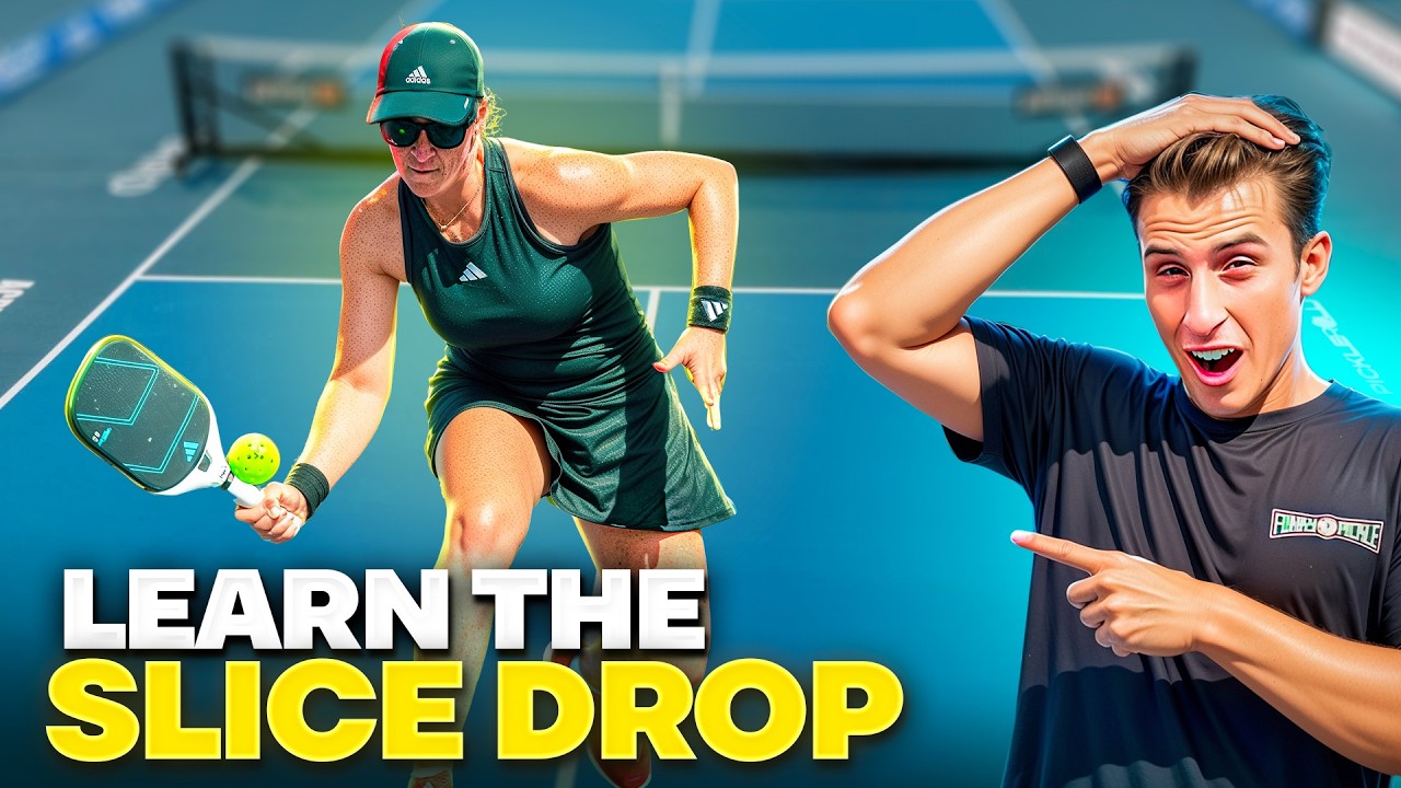 Mari Humberg Teaches The Third Shot Slice Drop in Pickleball