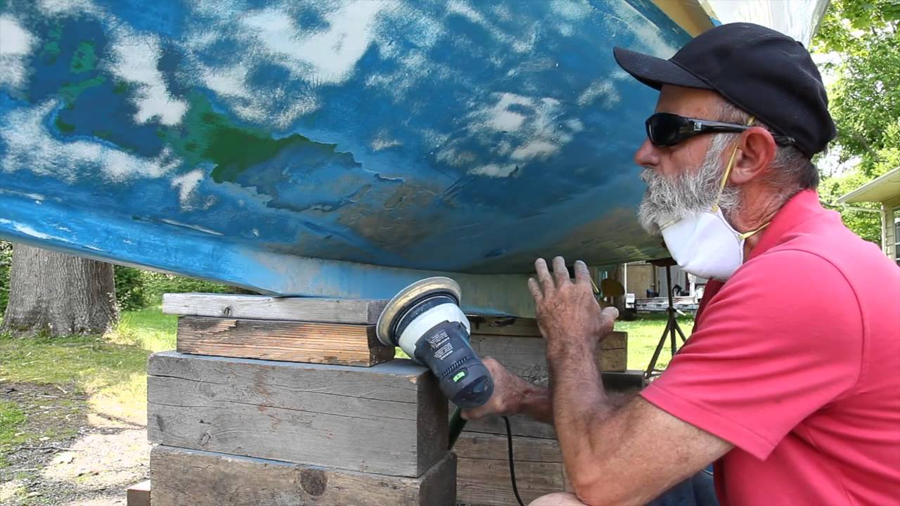 how to bottom paint a boat for the first time