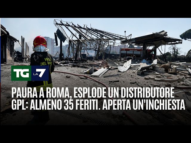 Paura a Roma, esplode un distributore gpl: almeno 35 feriti. Aperta un'inchiesta