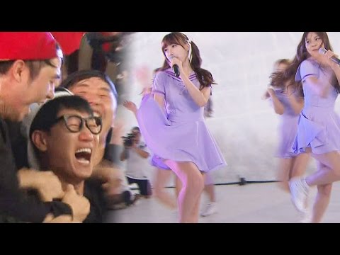 《FUNNY》 Running Man 런닝맨|깜짝 축하공연 ‘여자친구’ 등장에 삼촌팬들 ‘열광의 도가니’ EP404 20151108