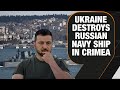 Ukraine Strikes Russian Navy Ship in Crimea: Escalating Tensions and Drone Allegations | News9
