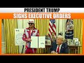 LIVE: President Trump Signs Executive Orders at Oval Office, Takes Reporter’s Questions | America
