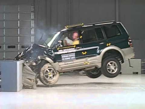 Teste de Crash de Vídeo Mitsubishi Montero 2000 - 2006