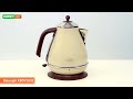Delonghi KBOV2001 - современный чайник с винтажным дизайном - Видеодемонстрация от Comfy