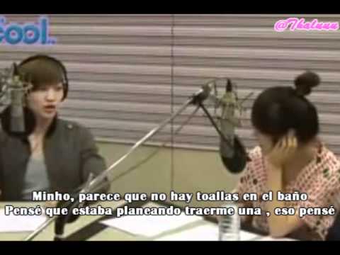 Onew ve un fantasma que se parece a Minho - Sub español