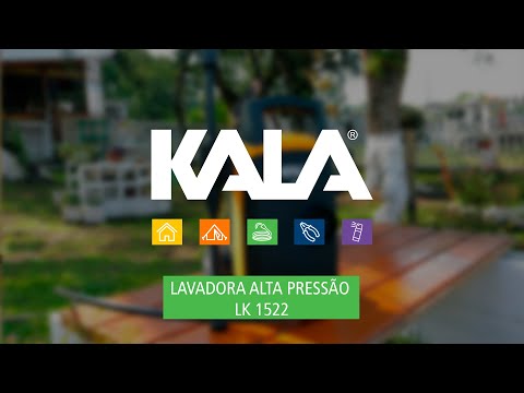 Lavadora de Alta Pressão Lk1522 5L/min 1400W 127V KALA - Vídeo explicativo