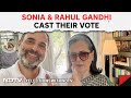 Delhi Voting Update: Rahul, Sonia Gandhi Cast Vote At A Polling Booth In Delhi