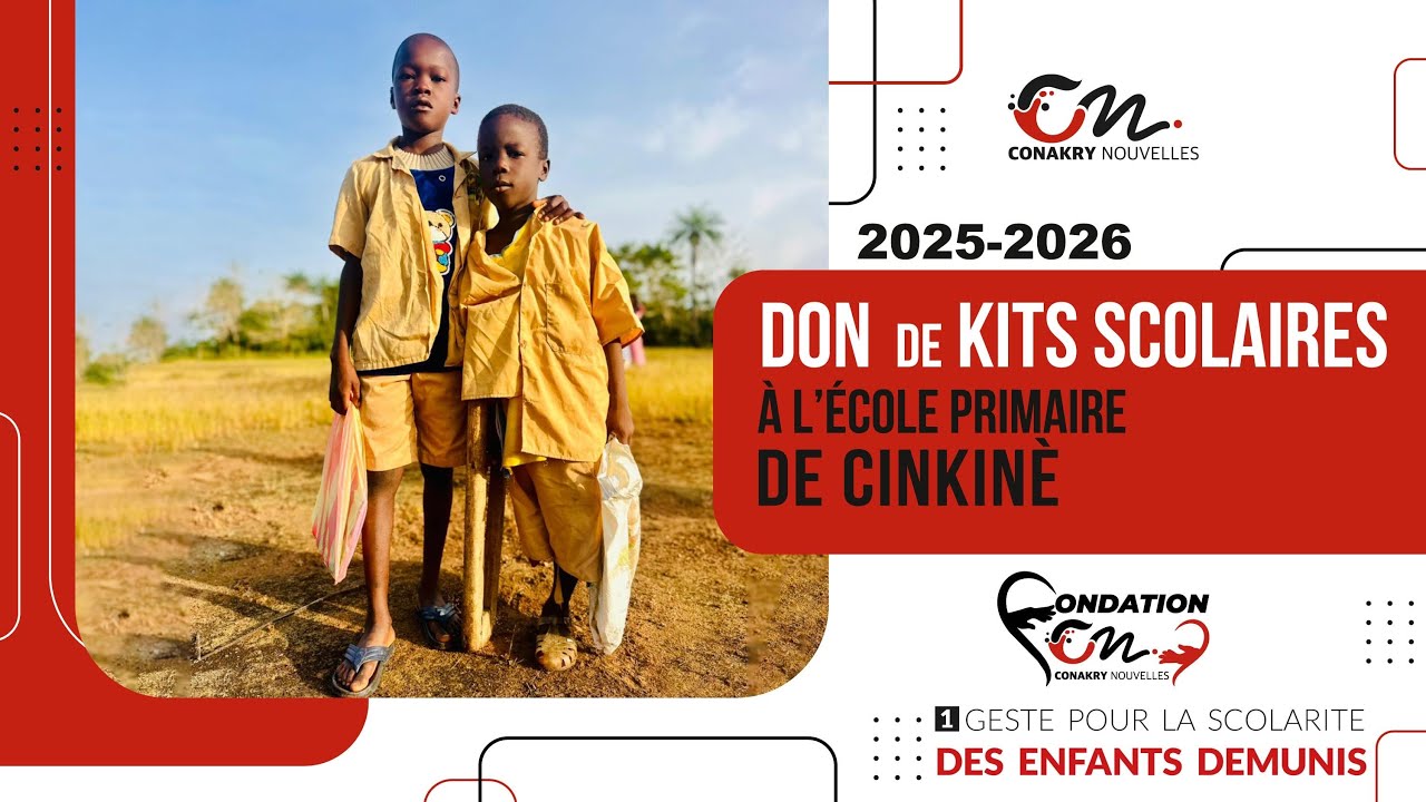 Conakry Nouvelles FOURNITURES SCOLAIRES ECOLE PRIMAIRE DE SINKINE