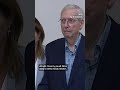 McConnell freezes on camera while taking a question on reelection