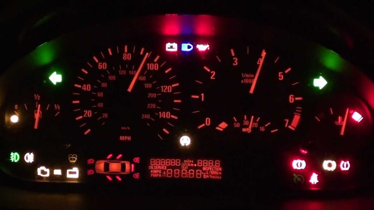 Bmw e46 dashboard indicator lights