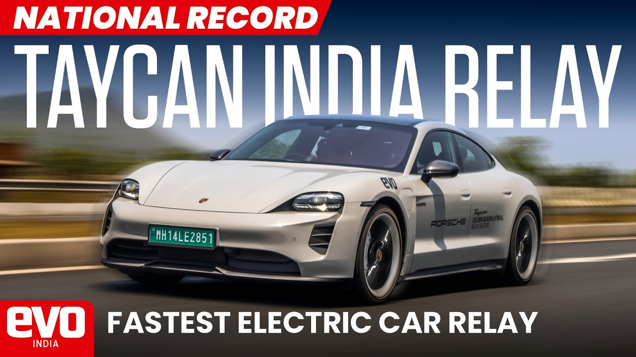 Porsche Taycan India Relay