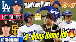 Los Angeles Dodgers vs Padres [Mookies Betts] 1 HomeRun & 1 Hit - 2 Runs | Dodgers Tie Game! 15 - 11