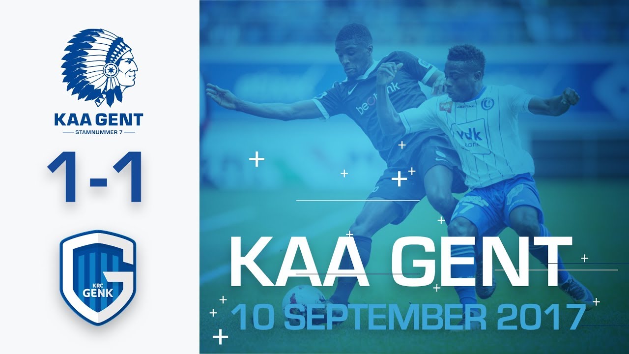 Samenvatting KAA Gent - KRC Genk (JPL 17-18 / MD6)