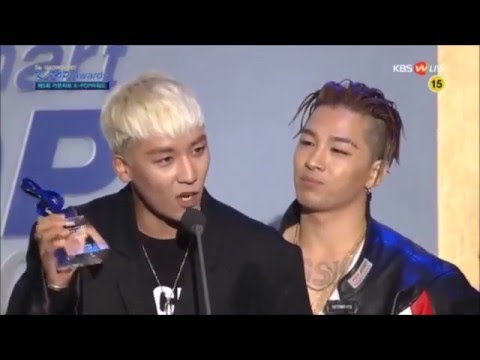 Seungri's speech at Gaon awards (eng sub)