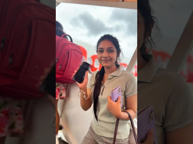 সানজিদা একবারের জন্য বিদেশে চলে যাচ্ছে 🥹✈️ #Shorts
