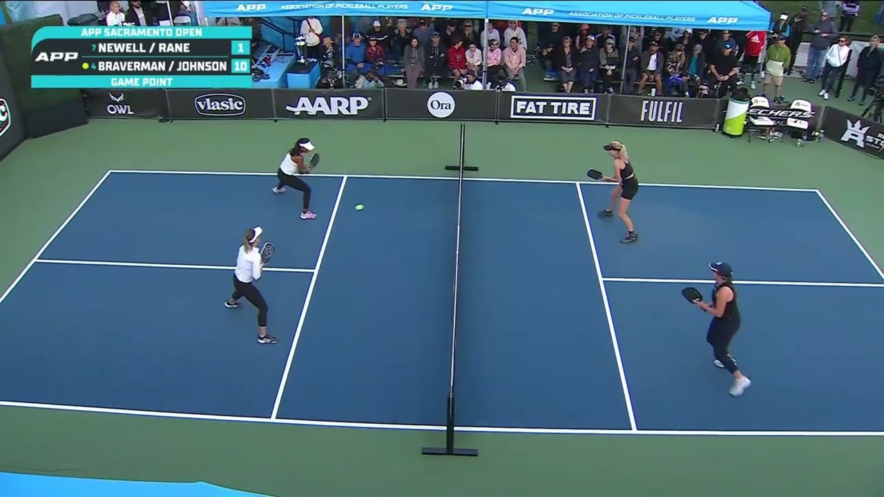 APP Sacramento Open I Women's Doubles I Matchpoint I Braverman/ Johnson VS. Newell/Rane