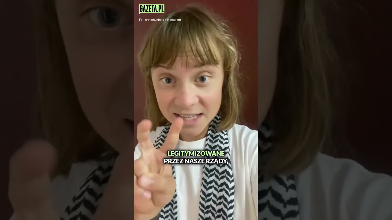 Greta Thunberg o zatrzymaniu flotylli Sumud. "To nie my jesteśmy tematem"