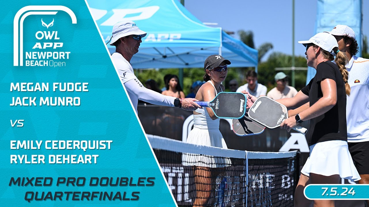 2024 OWL APP Newport Beach Open I Fudge/Munro vs. Cederquist/DeHeart | Mixed Doubles Quarterfinals