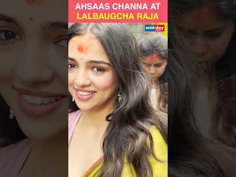 Ahsaas Channa at Lalbaugcha Raja for Ganpati Darshan  851 views  play Short