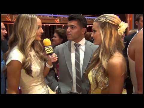 AfterBuzz TV Interviews Victor Ortiz and Lindsay Arnold @ DWTS ...