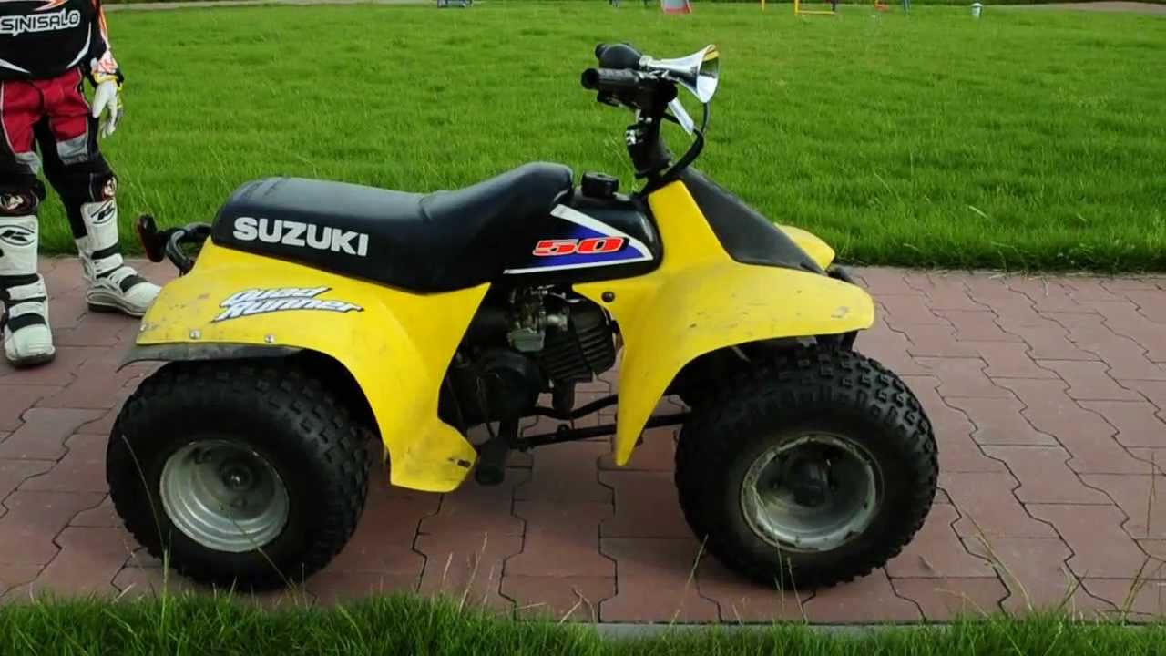Suzuki LT 50 Quad Runner 5 Years old Karol .AVI YouTube