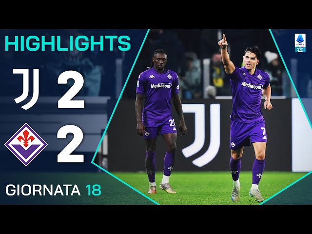 JUVENTUS-FIORENTINA 2-2 | HIGHLIGHTS | 18ª GIORNATA | SERIE A ENILIVE 2024/25