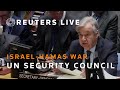 LIVE: UN Security Council discusses vote on demand for immediate ceasefire in Gaza ceasefire