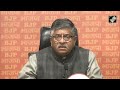 Sandeshkhali News | BJPs Ravi Shankar Prasad On Sandeshkhali Violence: Shame On Our Society  - 07:49 min - News - Video
