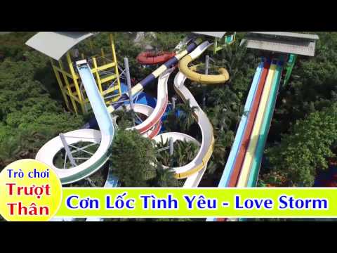 DAM SEN NUOC - Cụm những trò chơi trượt thân/ Công viên nước Đầm Sen