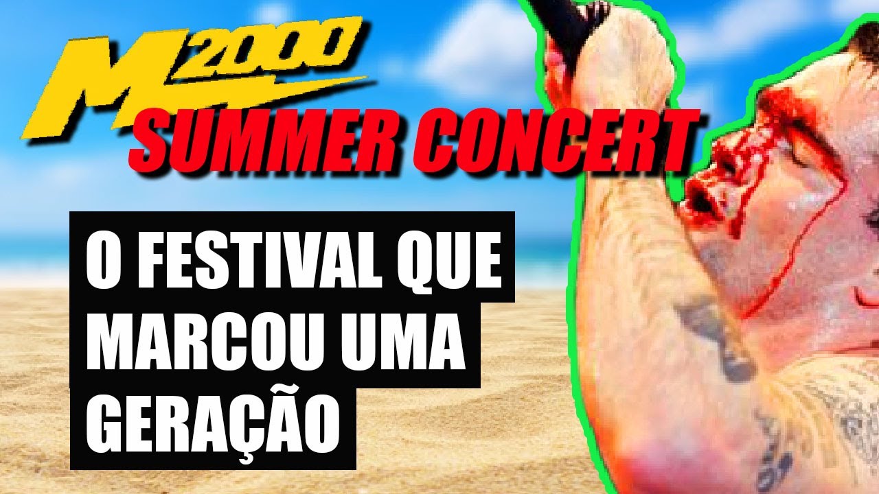 🌊M2000 SUMMER CONCERT: O HISTÓRICO FESTIVAL QUE ROLOU NAS PRAIAS DO BRASIL