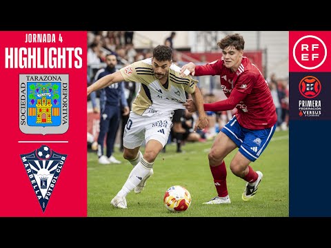 (RESUMEN) SD Tarazona 0-0 Marbella FC / J4 - 1ª RFEF G2 / Fuente: YouTube Real Federación Española de Fútbol