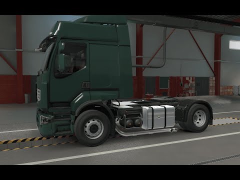 Renault Premium Exhausts Without Side Skirt MP-SP TruckersMP 1.49.x