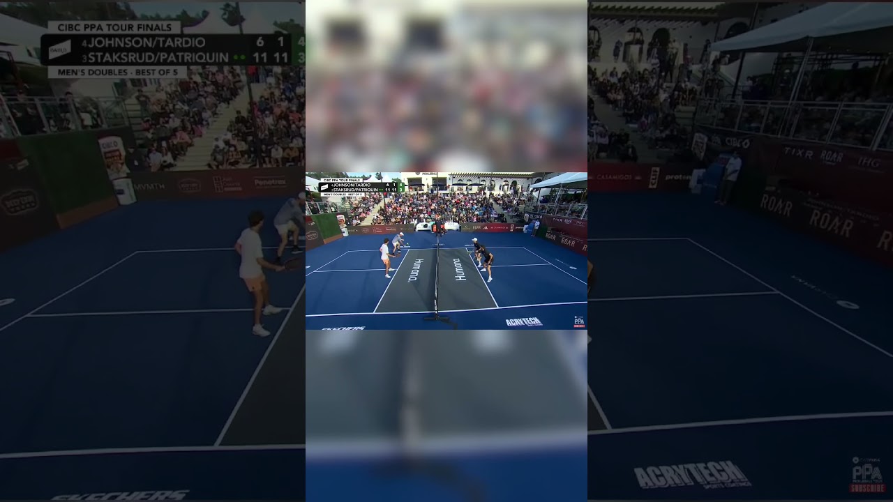 JW Johnson/Gabe Tardio vs Federico Staksrud/Hayden Patriquin at the CIBC PPA Finals