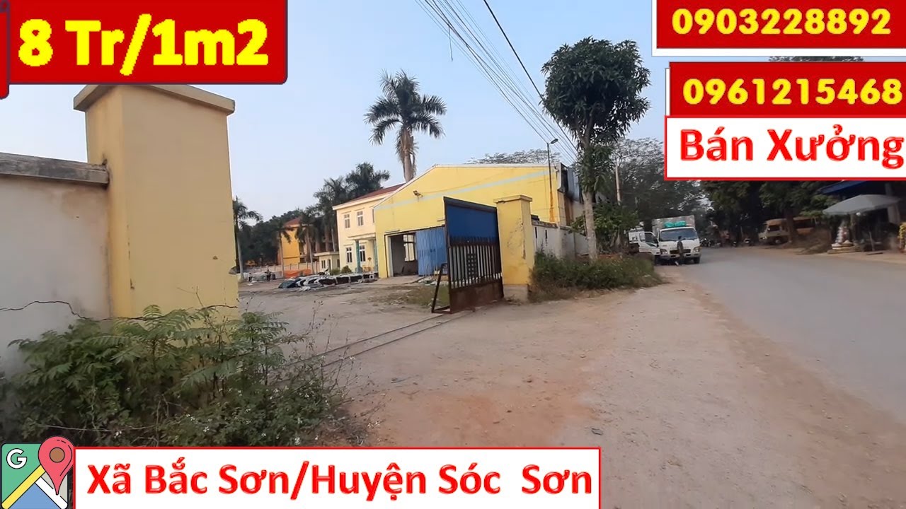 Bán trang trại Thôn Đô Lương, xã Bắc Sơn, Huyện Sóc Sơn, Hà Nội, DT4525m2, giá 8Tr/1m2 video