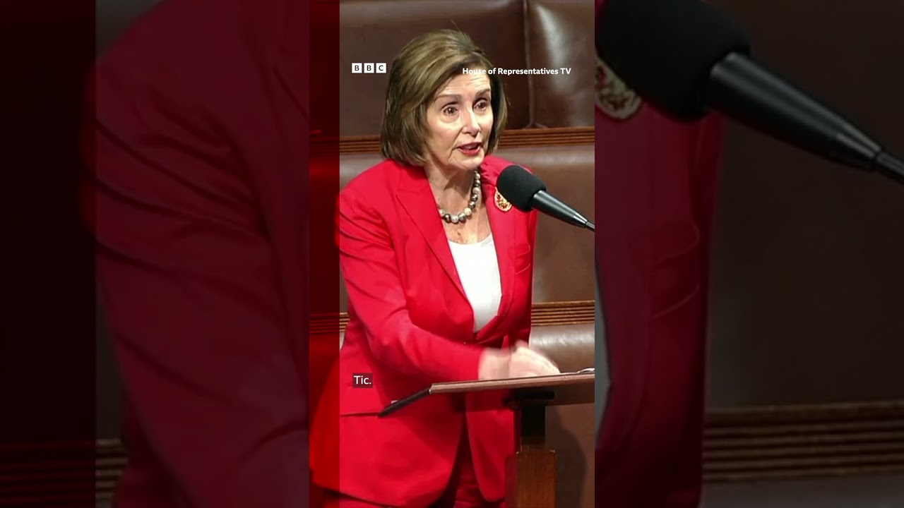 "A winner. A winner." #NancyPelosi #TikTok #Shorts #BBCNews