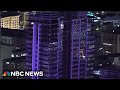LA mayor warns of dangerous stunts after man appears to jump off skyscraper
