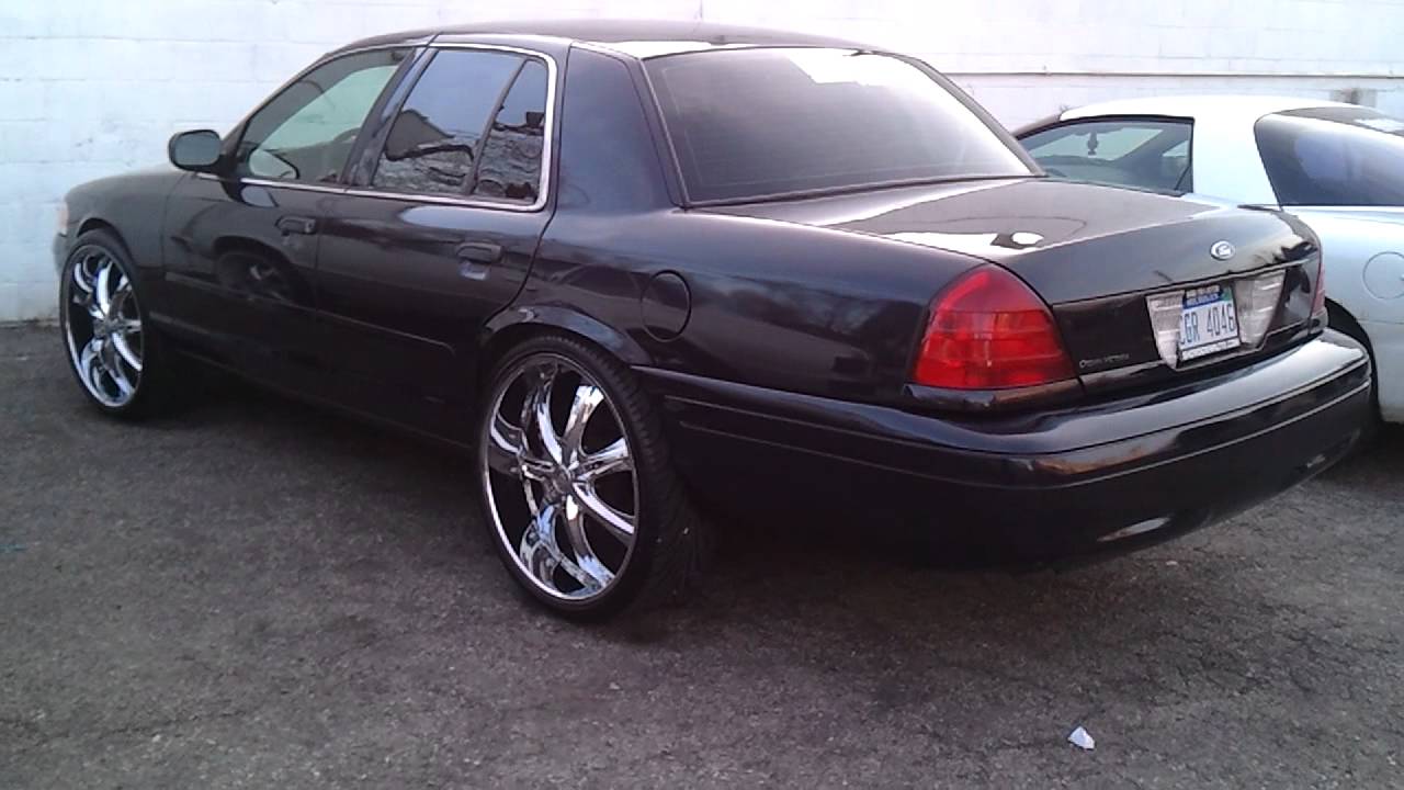 24's on Errthang at Divine Ink Malibus, El Camino, Crown Vic - YouTube