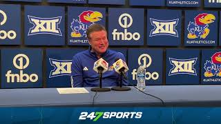 Bill Self reacts to KU's win over Oklahoma State