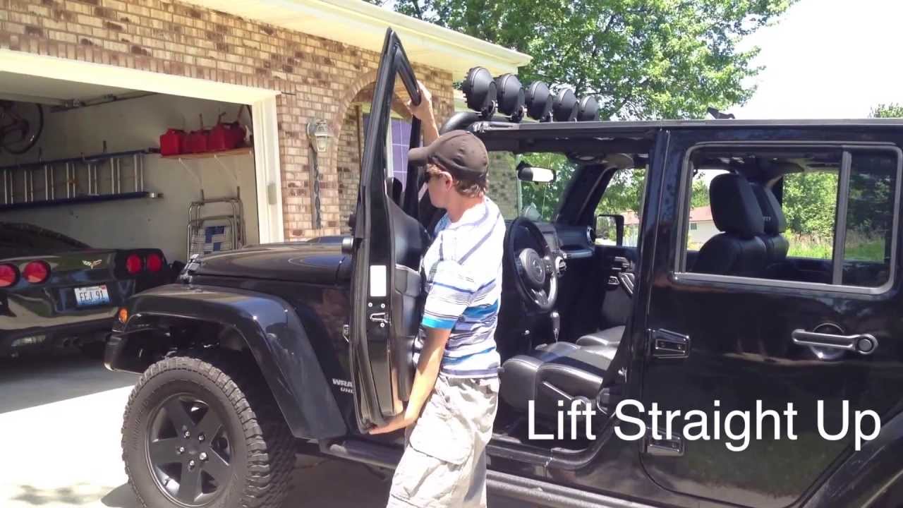 Removing jeep wrangler doors
