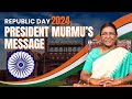 President Murmu’s Message Ahead of R-Day | Watch Full Speech | NewsX