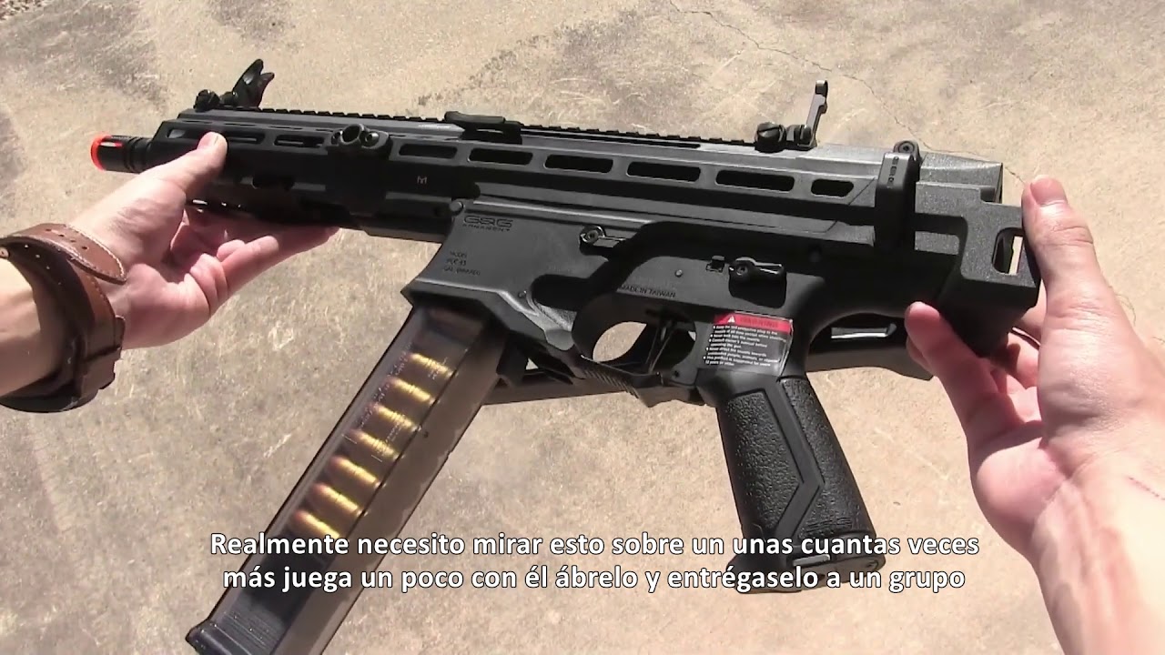 [ subtítulos español ] Airsoft Striker 45 From Modern Warfare! - G&G PCC 45 SMG Unboxing/Overview