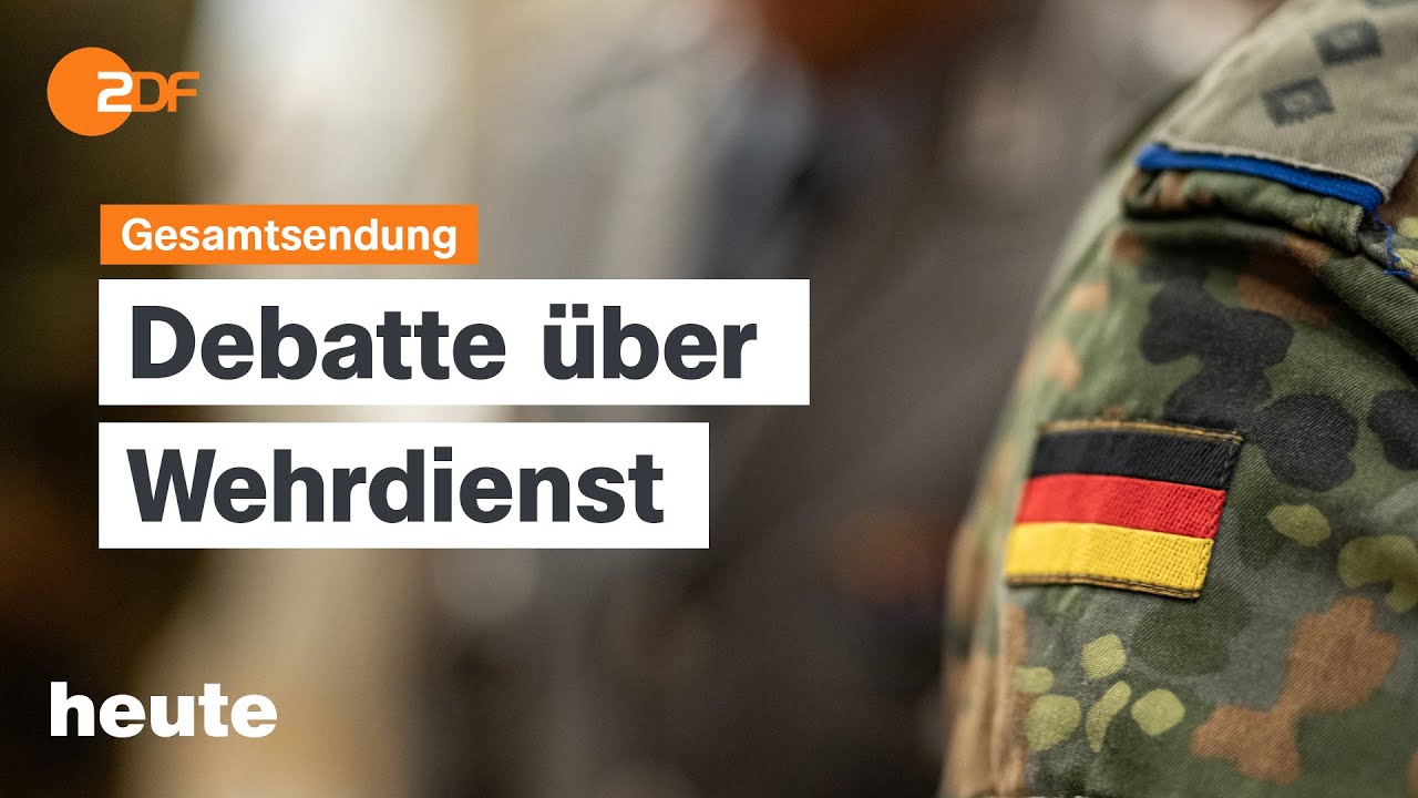 heute 19:00 Uhr vom 16.10.2025 Debatte über Wehrdienst, Welternährungstag, Jack White verstorben