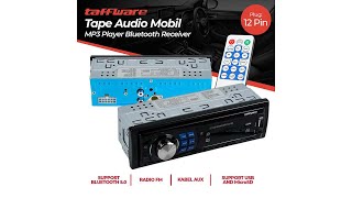 Taffware Tape Audio Mobil MP3 Player Bluetooth Wireless Receiver 12V - MP3-S210L - Black - 1
