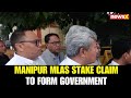 10 MLAs, including 8 BJP, meet Manipur Governor to stake claim after Biren Singh’s resignation